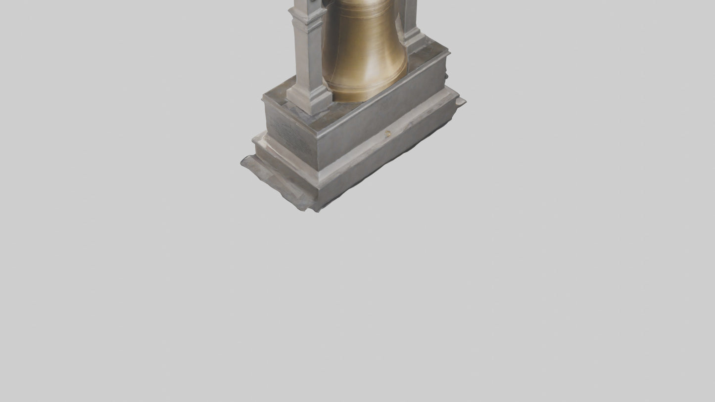 Freedom Bell monument model 3D model