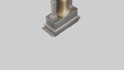 Freedom Bell monument model 3D model