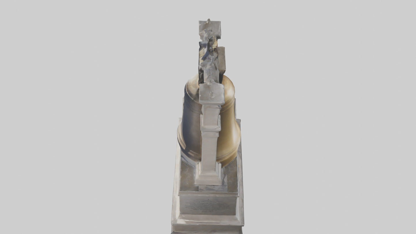 Freedom Bell monument model 3D model