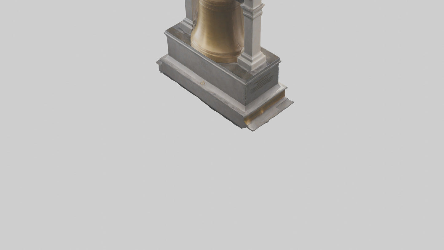 Freedom Bell monument model 3D model