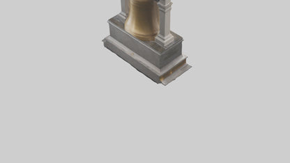 Freedom Bell monument model 3D model