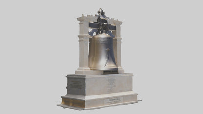 Freedom Bell monument model 3D model