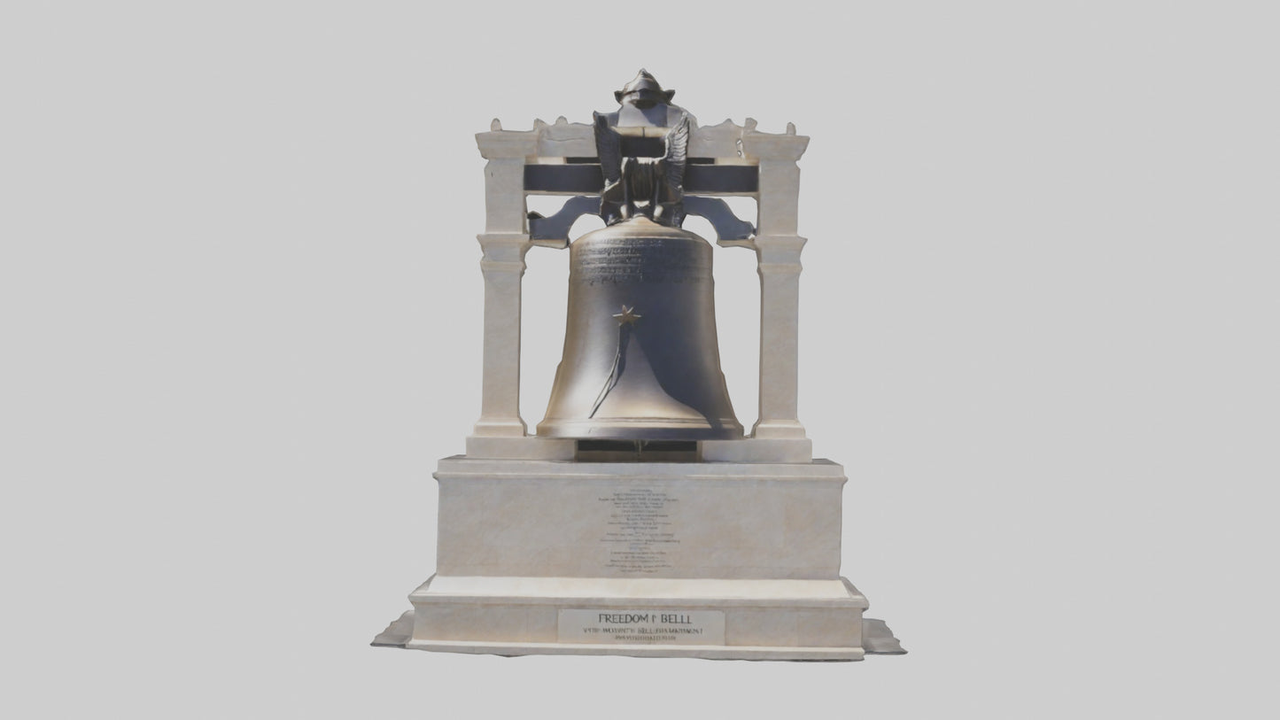 Freedom Bell monument model 3D model