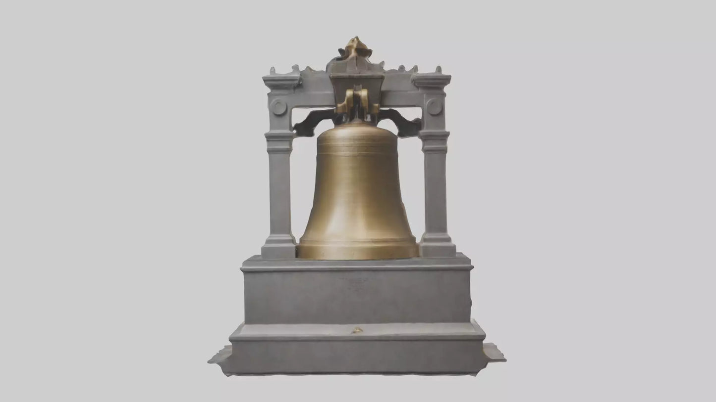 Freedom Bell monument model 3D model