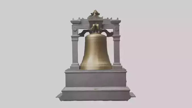 Freedom Bell monument model 3D model