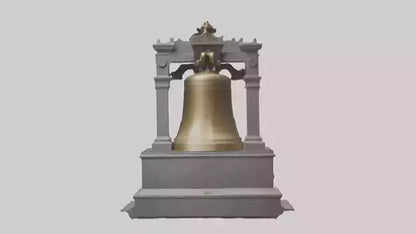Freedom Bell monument model 3D model