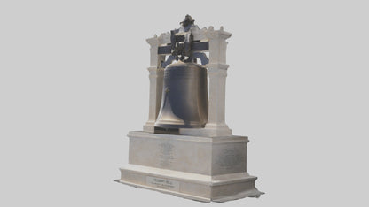 Freedom Bell monument model 3D model