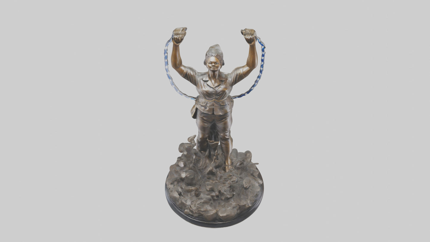 Freedom Breakthrough statue model VR / AR / low-poly