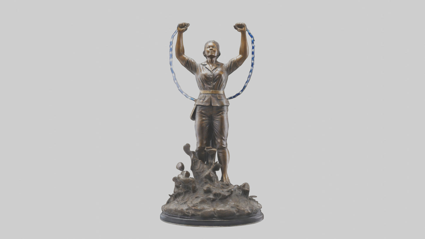 Freedom Breakthrough statue model VR / AR / low-poly