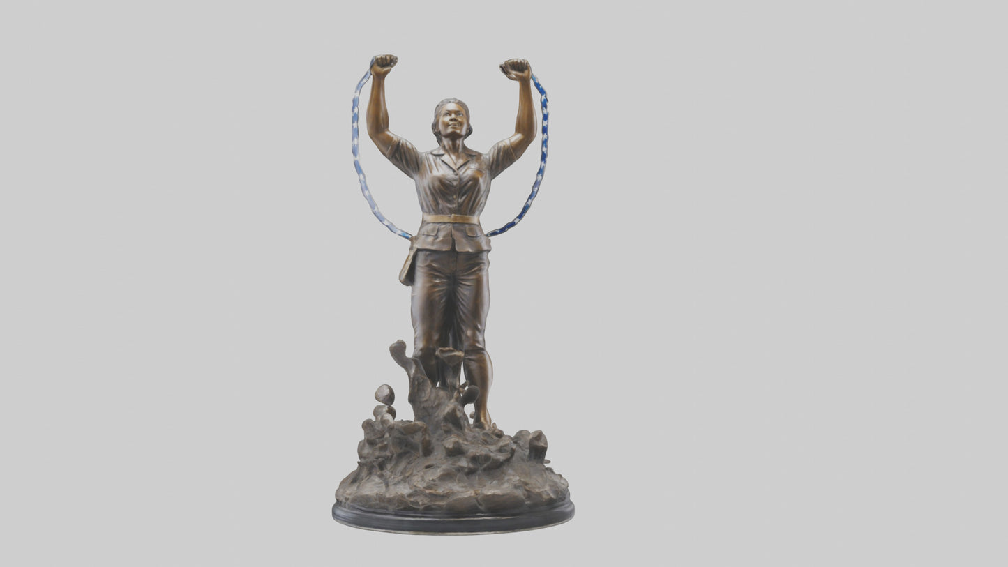 Freedom Breakthrough statue model VR / AR / low-poly