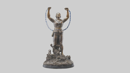 Freedom Breakthrough statue model VR / AR / low-poly