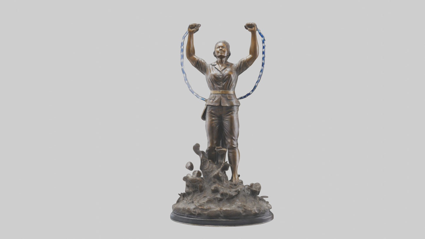 Freedom Breakthrough statue model VR / AR / low-poly