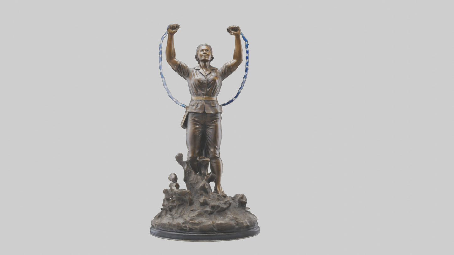 Freedom Breakthrough statue model VR / AR / low-poly