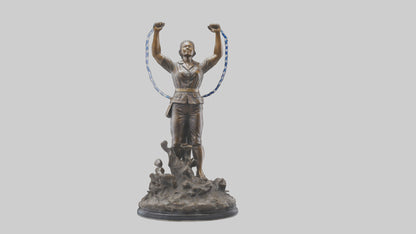 Freedom Breakthrough statue model VR / AR / low-poly