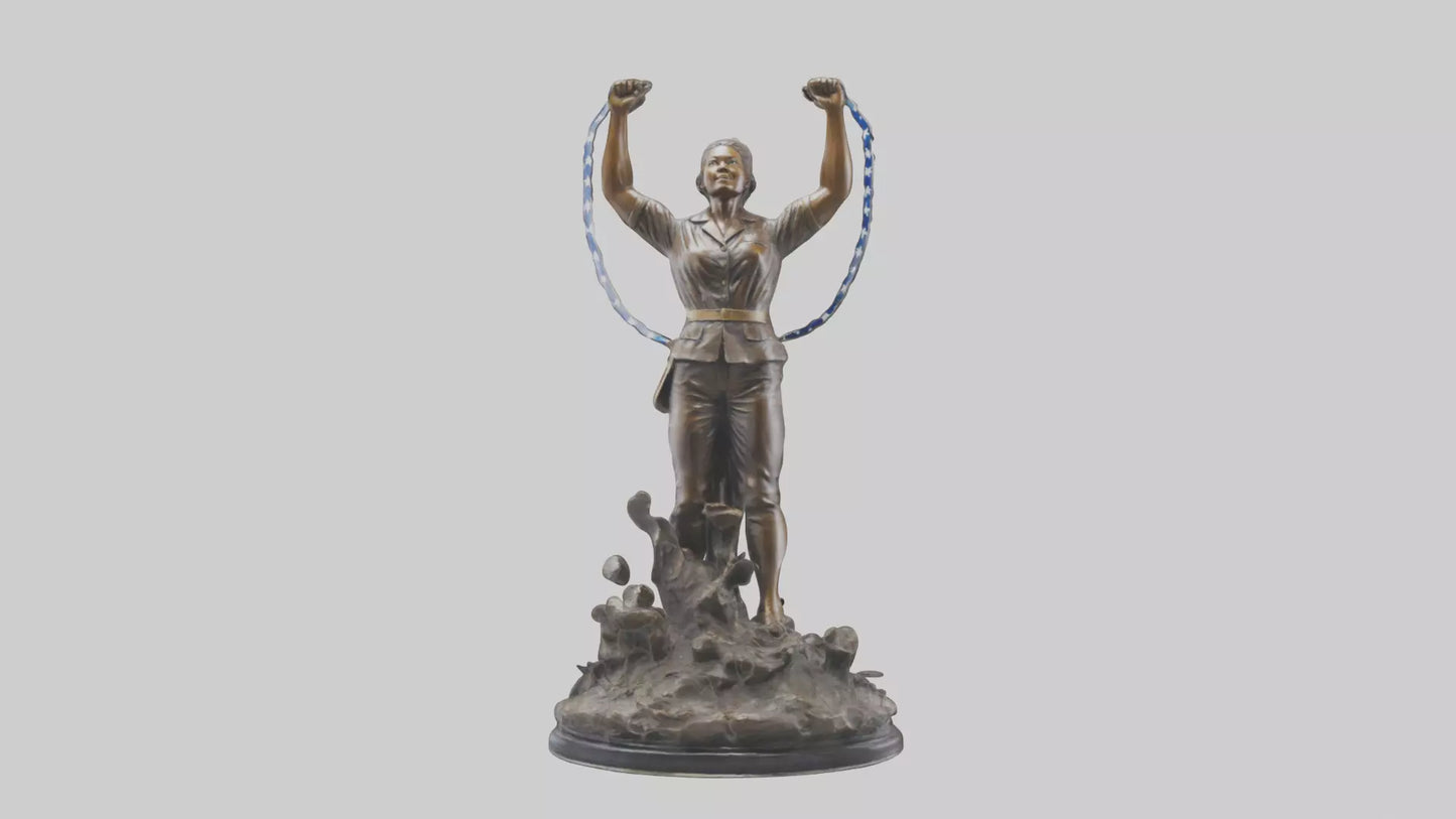Freedom Breakthrough statue model VR / AR / low-poly
