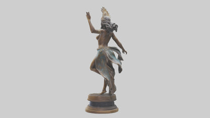 Freedom Dancer statue model 3D model