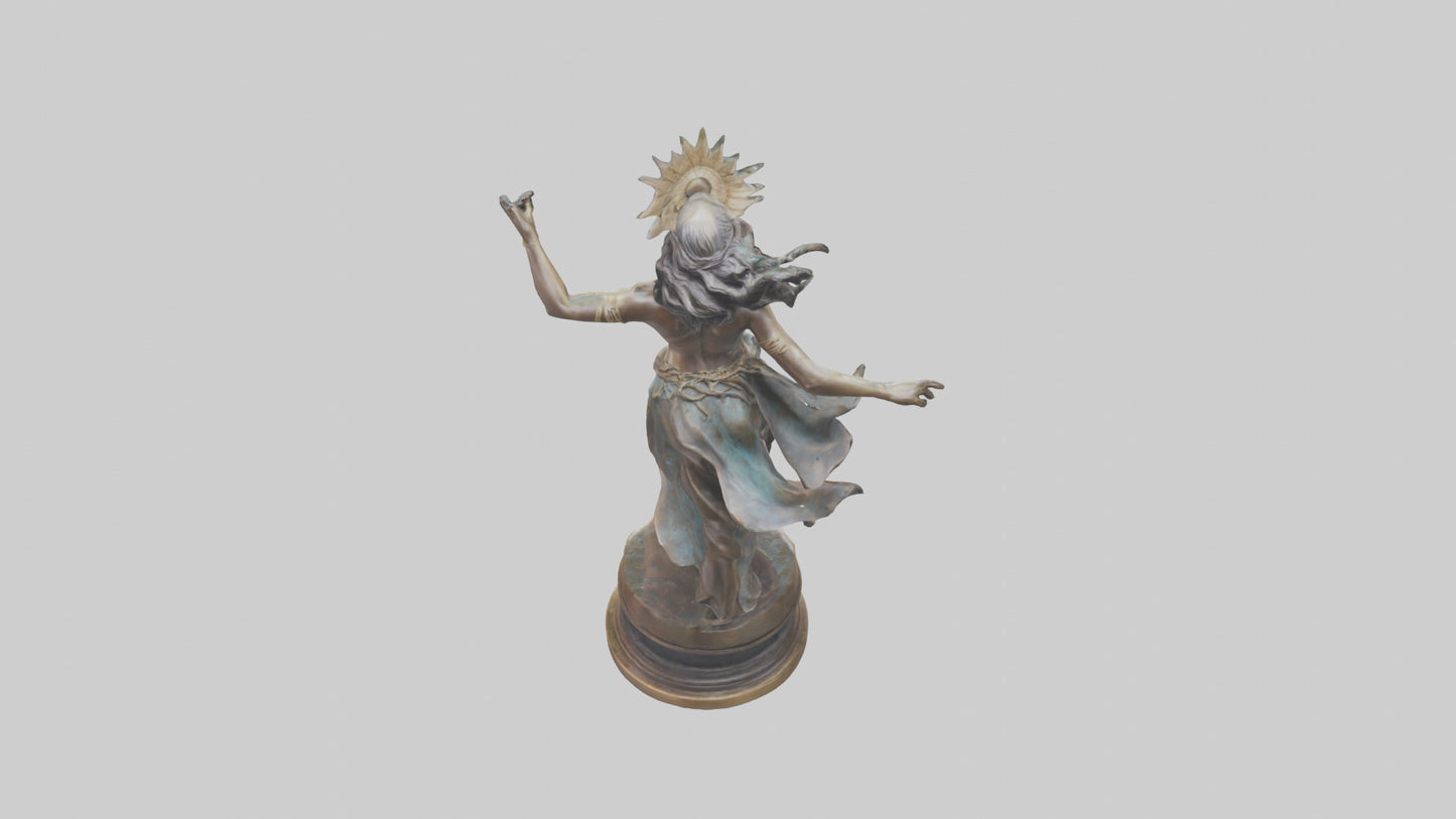 Freedom Dancer statue model 3D model
