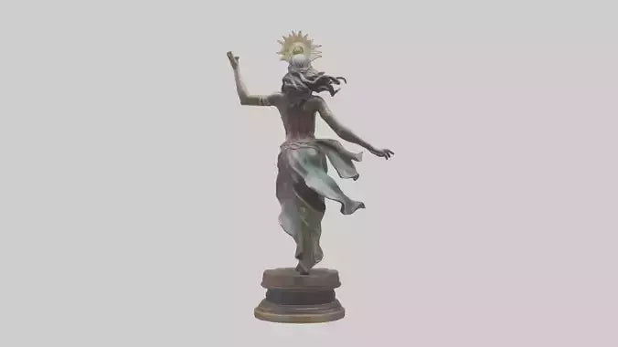 Freedom Dancer statue model 3D model