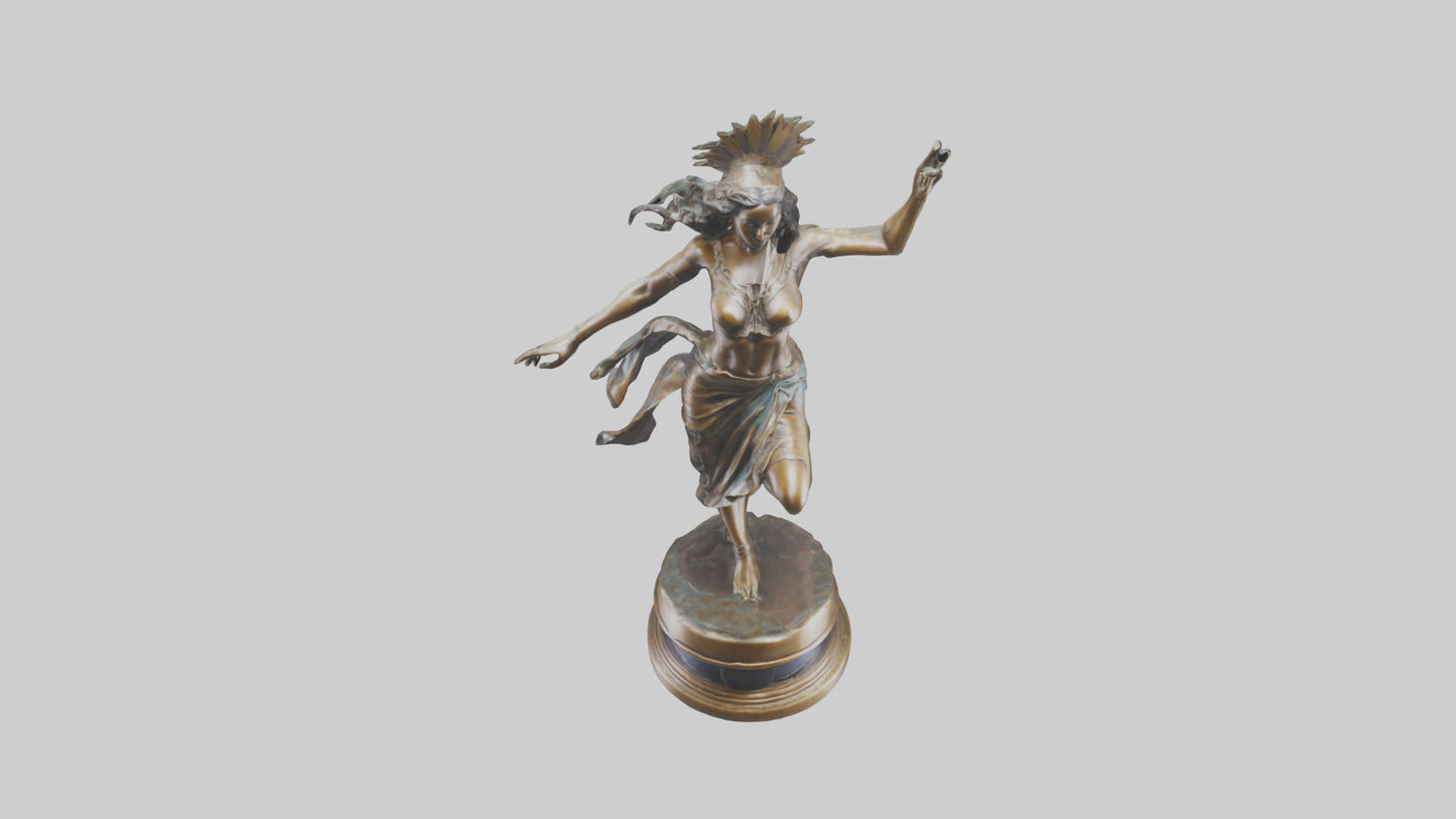 Freedom Dancer statue model 3D model
