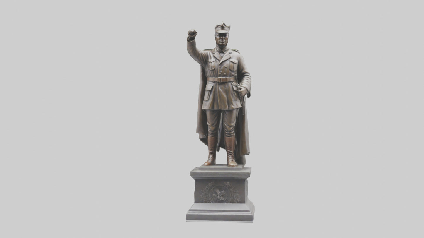 Freedom Fighter statue model 2 3D model