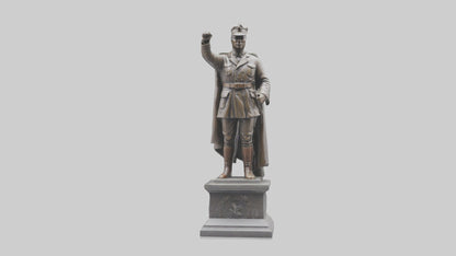 Freedom Fighter statue model 2 3D model