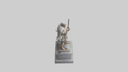 Freedom Fighter statue model 2 3D model
