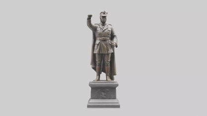 Freedom Fighter statue model 2 3D model
