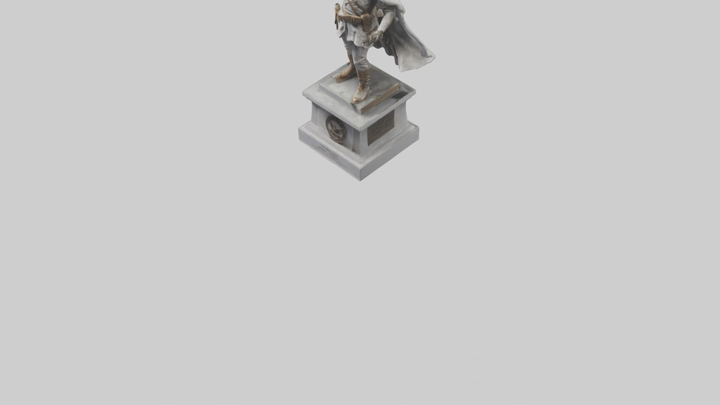 Freedom Fighter statue model 2 3D model