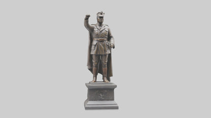 Freedom Fighter statue model 2 3D model