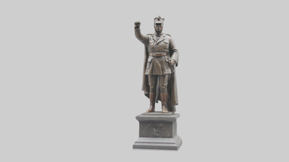 Freedom Fighter statue model 2 3D model