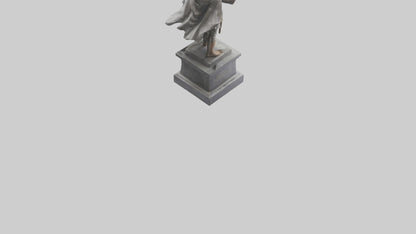 Freedom Fighter statue model 2 3D model