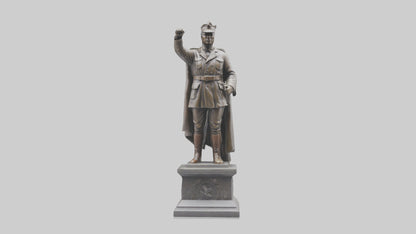 Freedom Fighter statue model 2 3D model