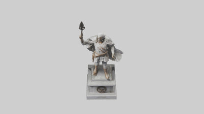 Freedom Fighter statue model 2 3D model