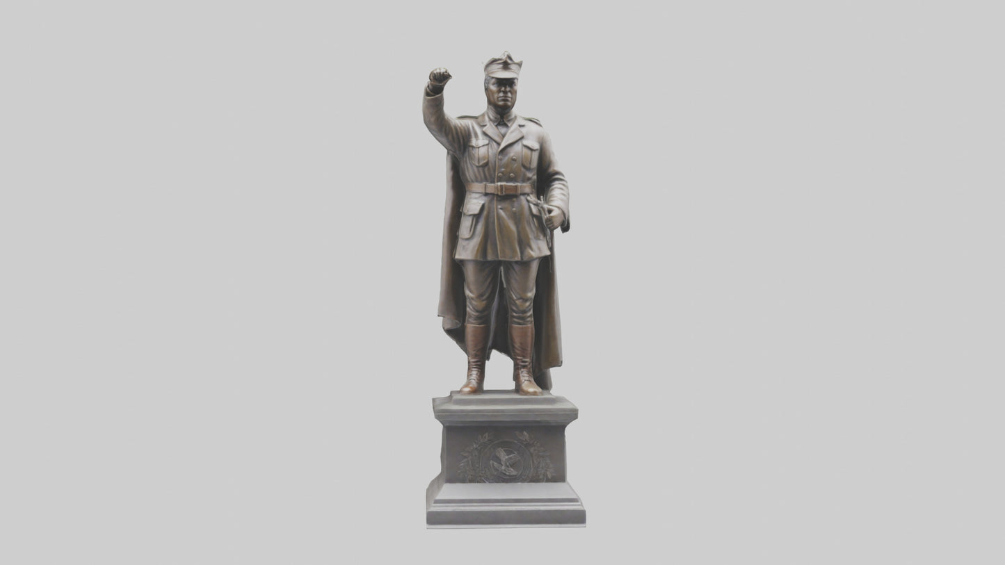 Freedom Fighter statue model 2 3D model