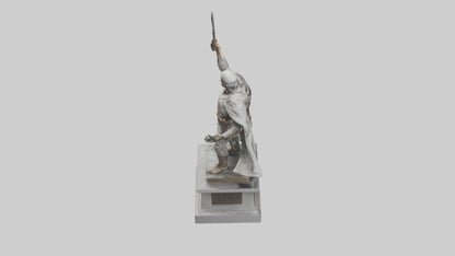 Freedom Fighter statue model 2 3D model