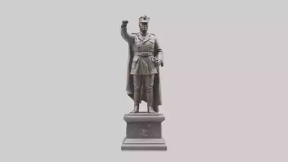 Freedom Fighter Statue model VR / AR / low-poly