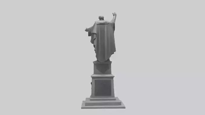 Freedom Fighters monument model 3D model
