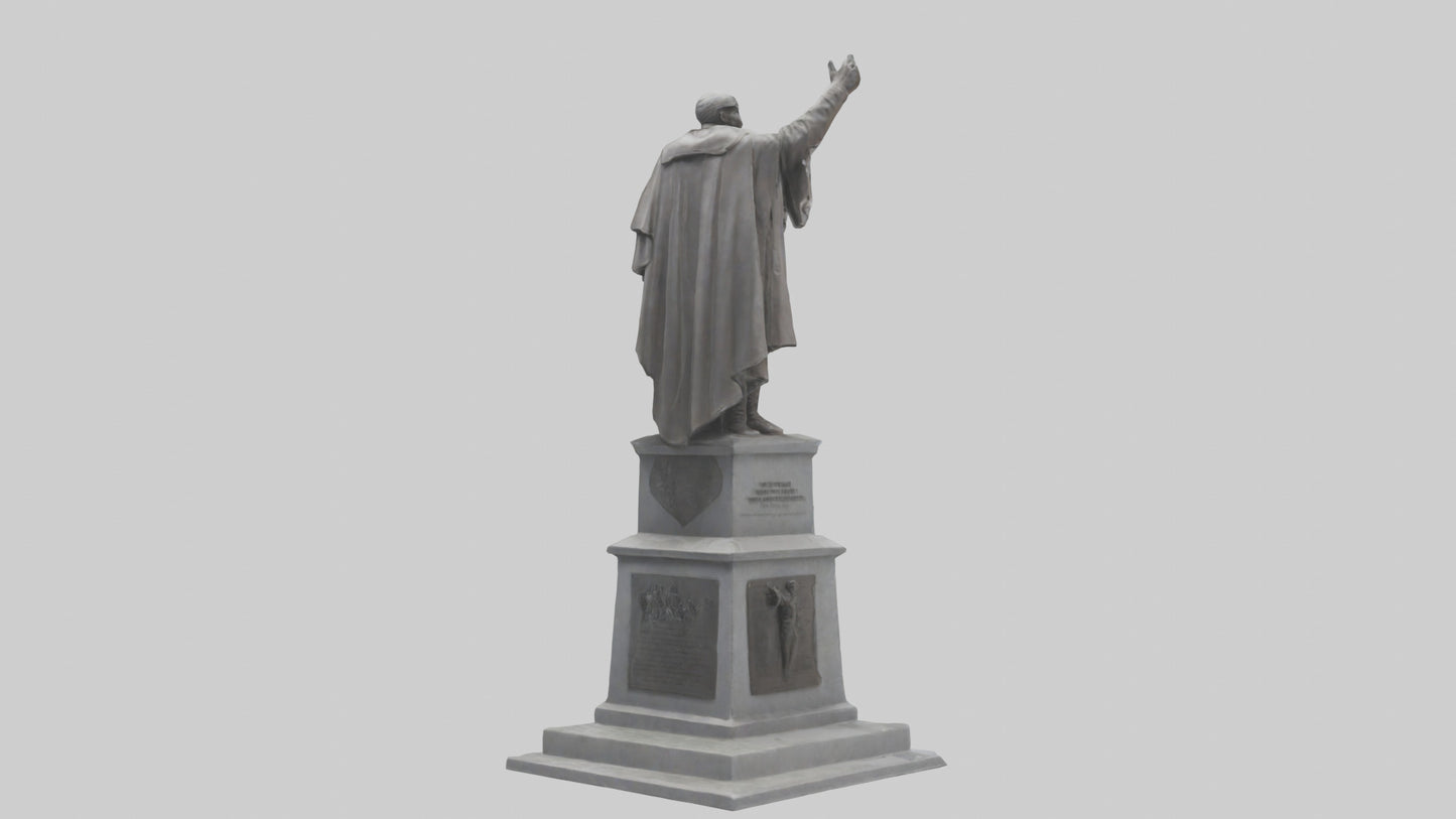 Freedom Fighters monument model 3D model