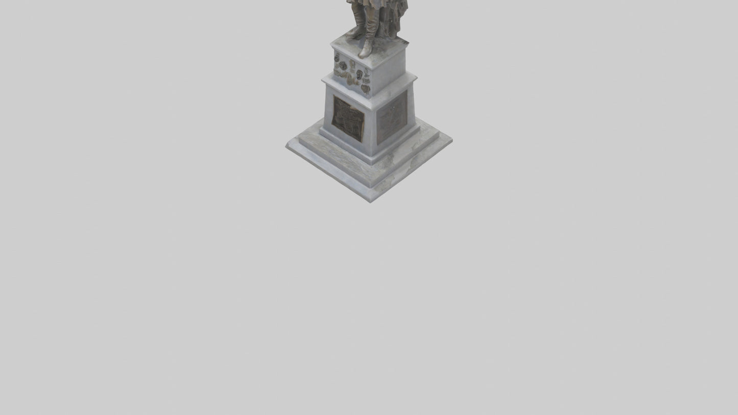 Freedom Fighters monument model 3D model