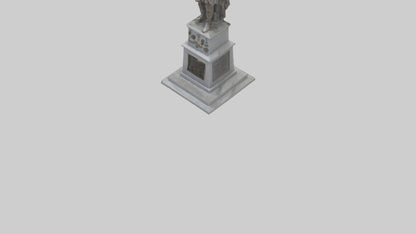 Freedom Fighters monument model 3D model