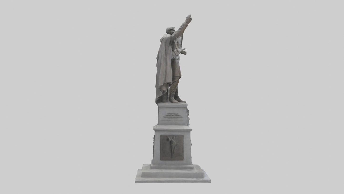 Freedom Fighters monument model 3D model
