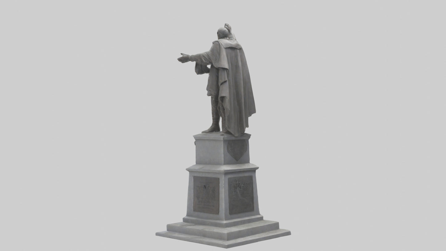 Freedom Fighters monument model 3D model