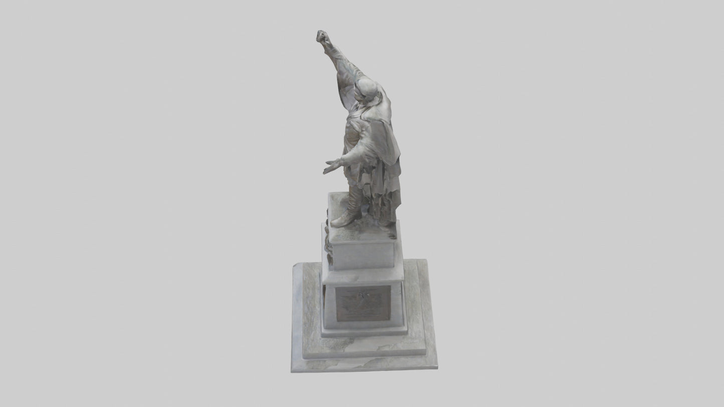 Freedom Fighters monument model 3D model