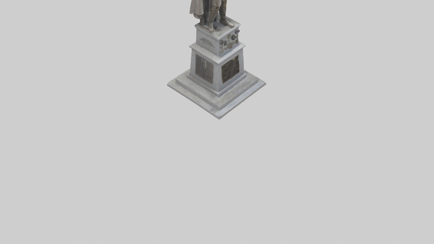 Freedom Fighters monument model 3D model