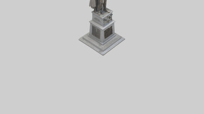 Freedom Fighters monument model 3D model