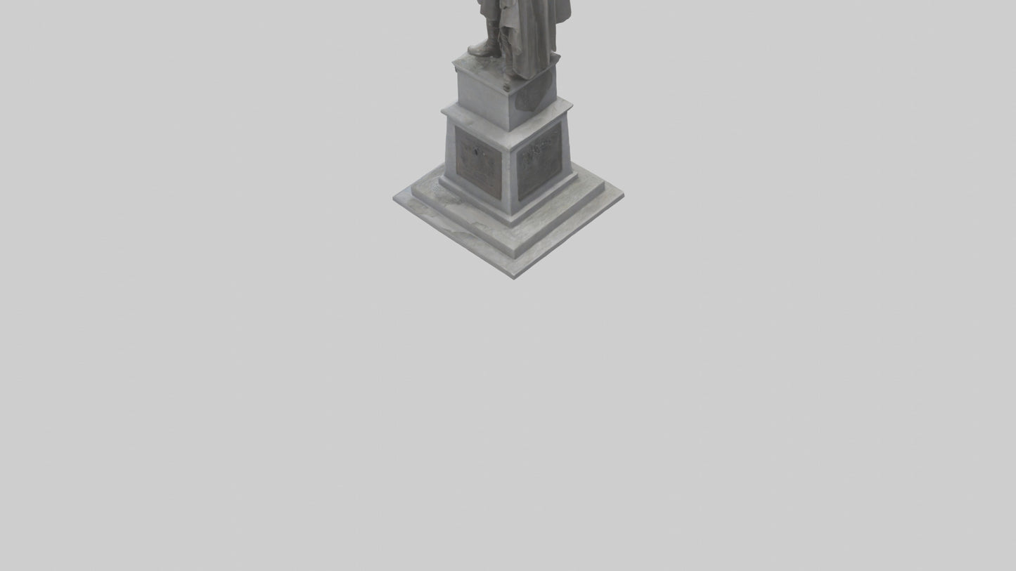 Freedom Fighters monument model 3D model