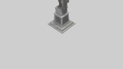 Freedom Fighters monument model 3D model