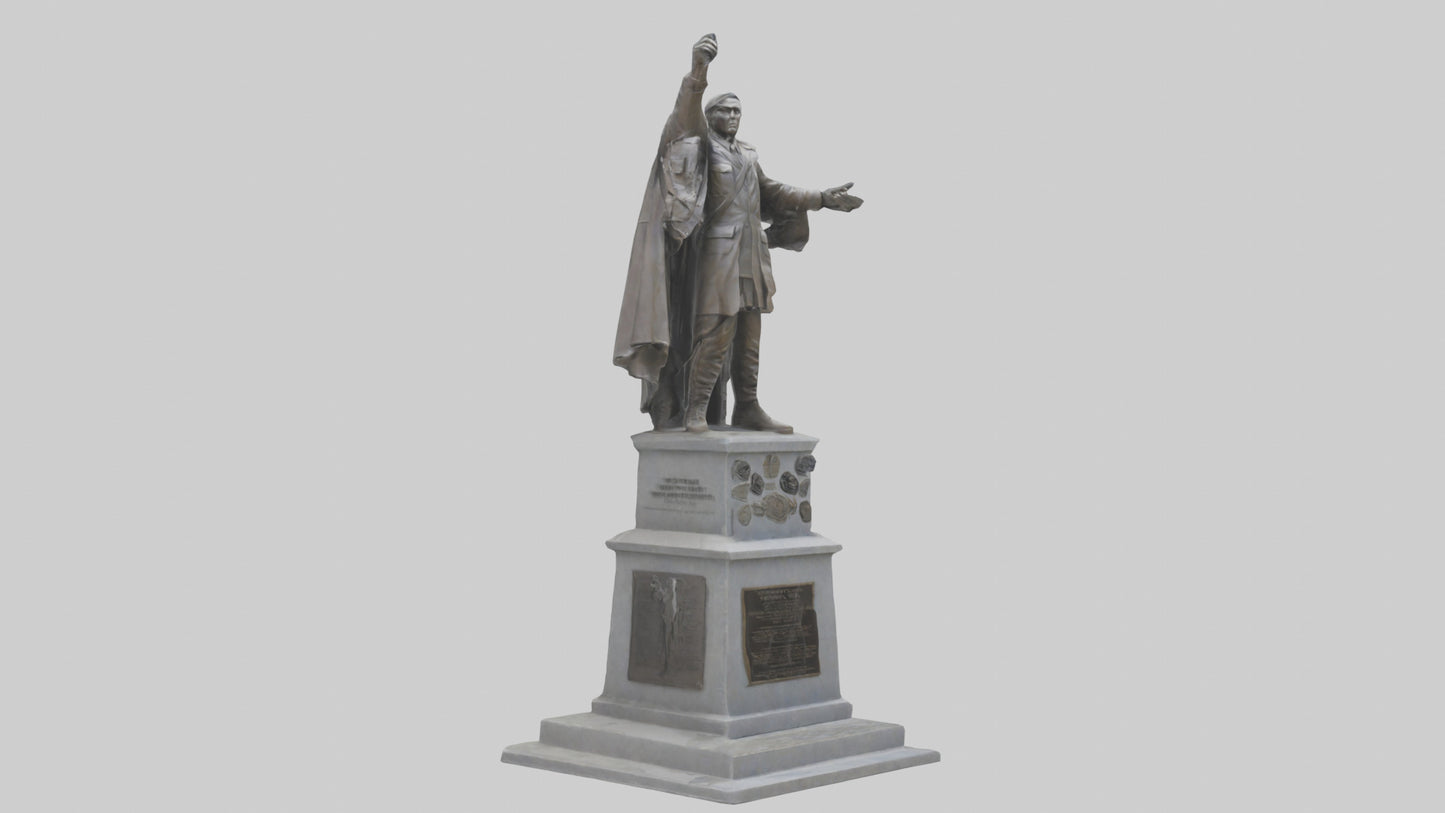 Freedom Fighters monument model 3D model