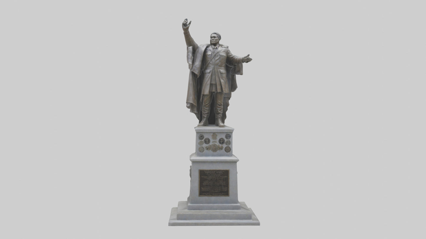 Freedom Fighters monument model 3D model