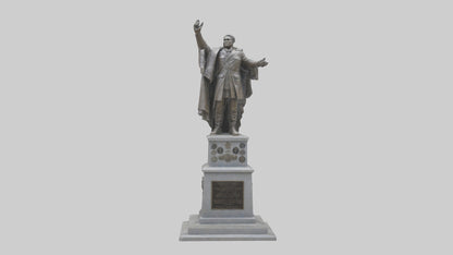 Freedom Fighters monument model 3D model